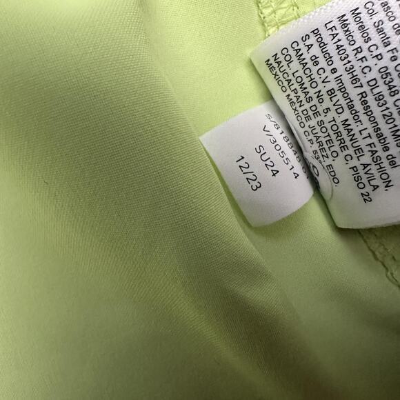 Athleta Jacket Womens XL Green Neon Bright Hooded Full Zip Windbreaker Running - Picture 13 of 16